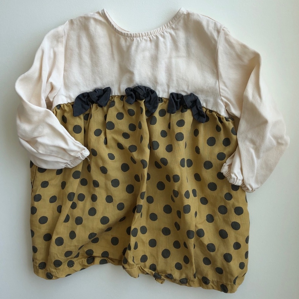 Zara polka dot dress